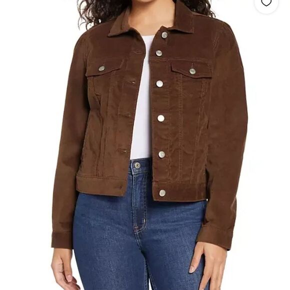 NWT Gap Emperador brown corduroy jacket, MSRP $69.99 - Picture 1 of 10